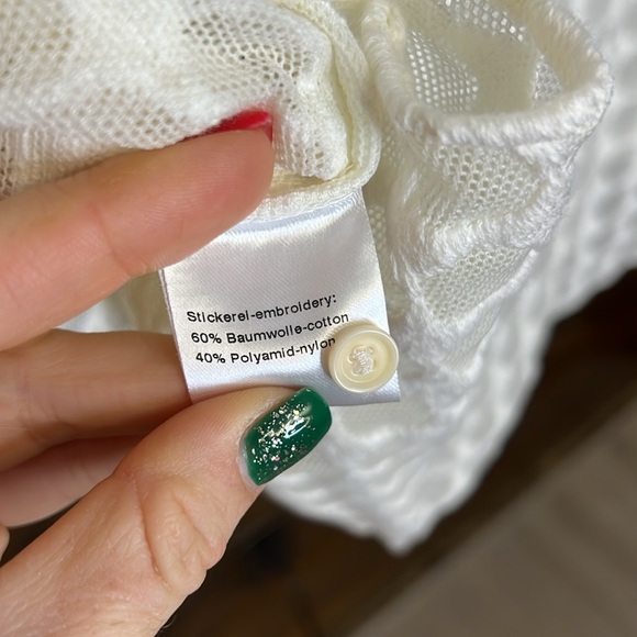 Akris Punto White Textured Top - Picture 6 of 6